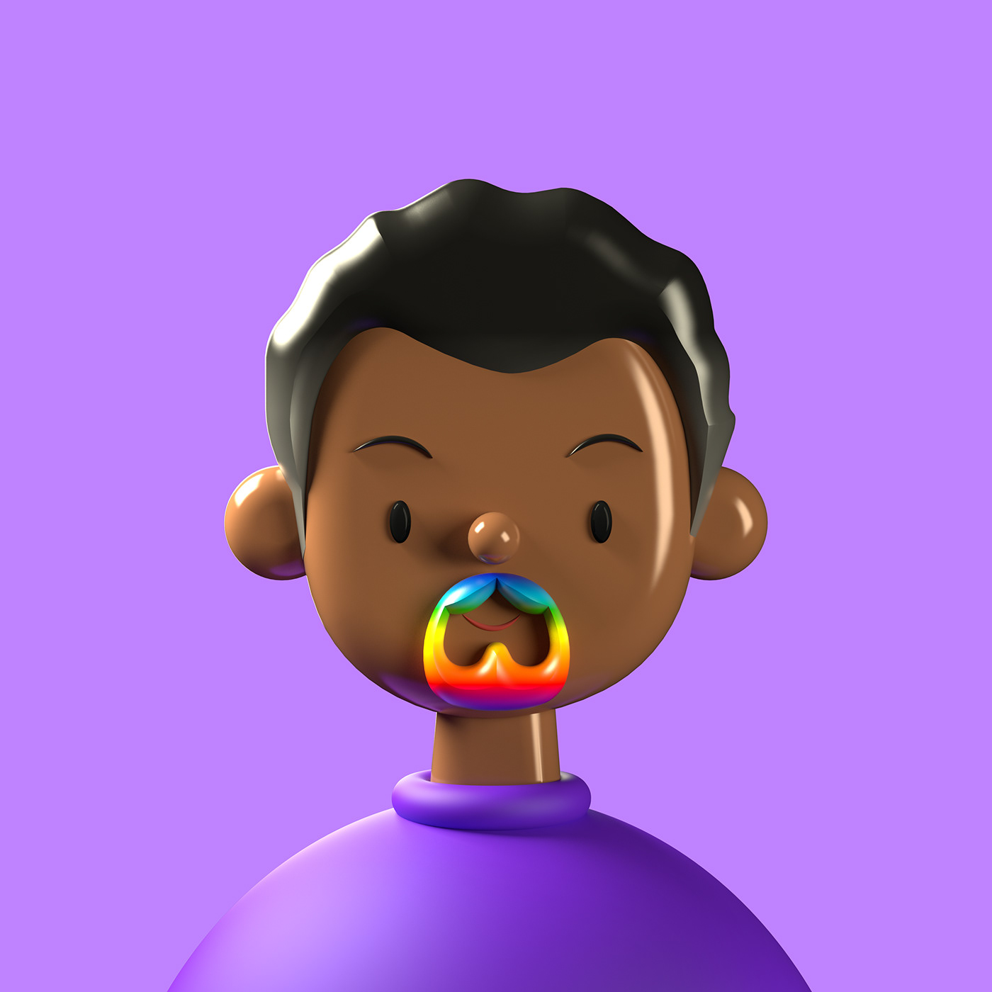 3D c4d Character design LGBT LGBTQ pink pride pride month rainbow