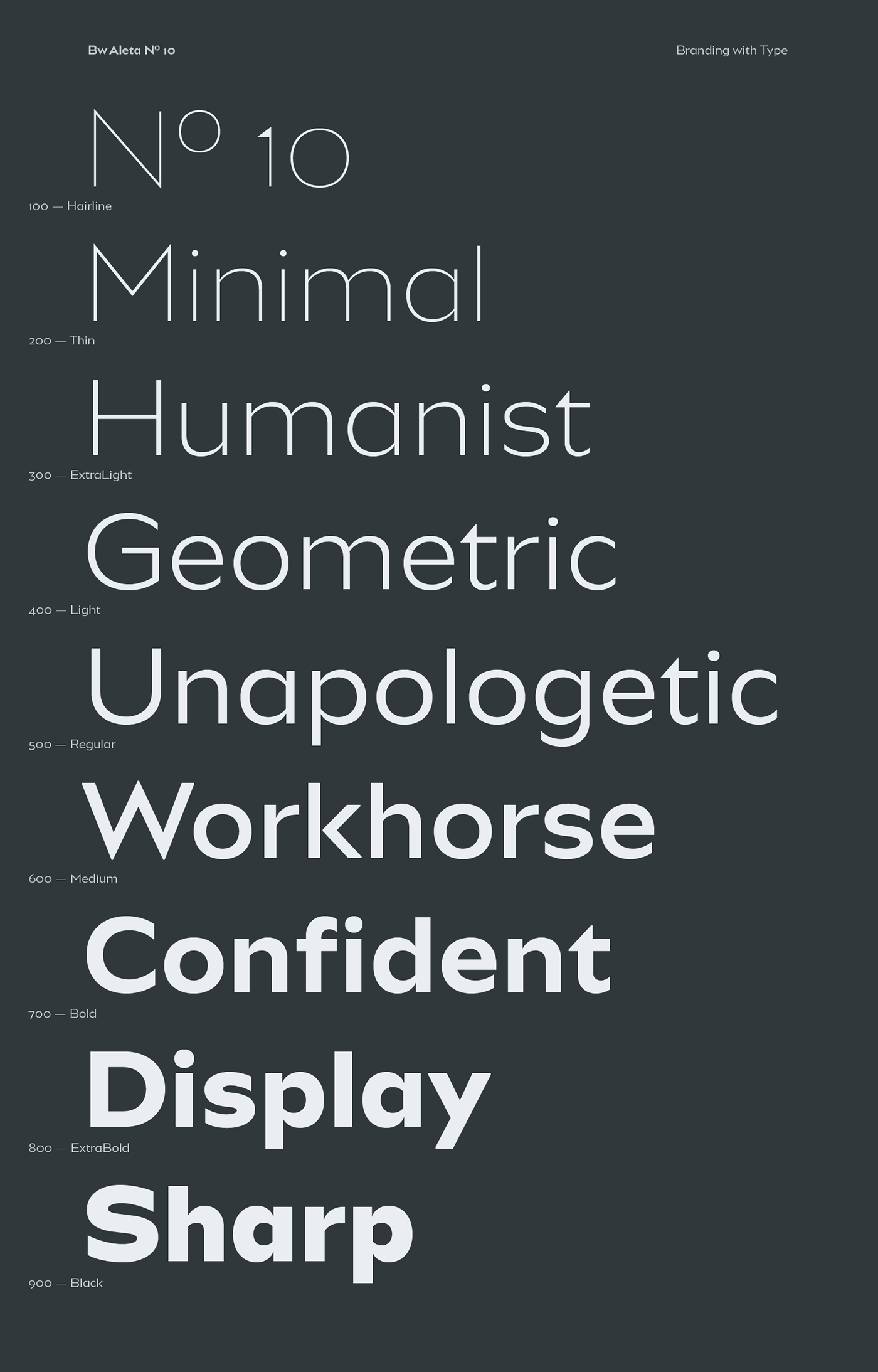 font Typeface typography   geometric sans modern modernist clean Workhorse minimal