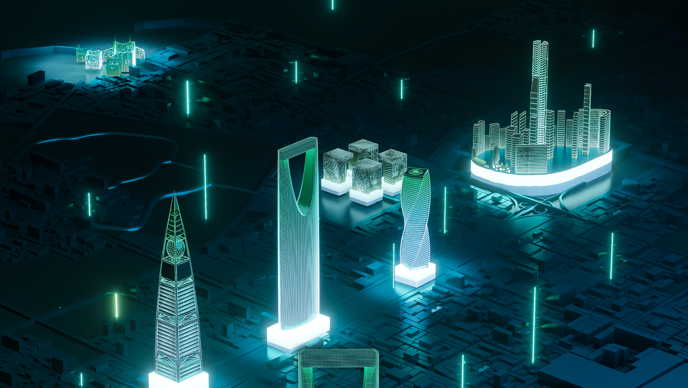 map riyadh Saudi Arabia KSA jeddah 3D visualization Render architecture visual