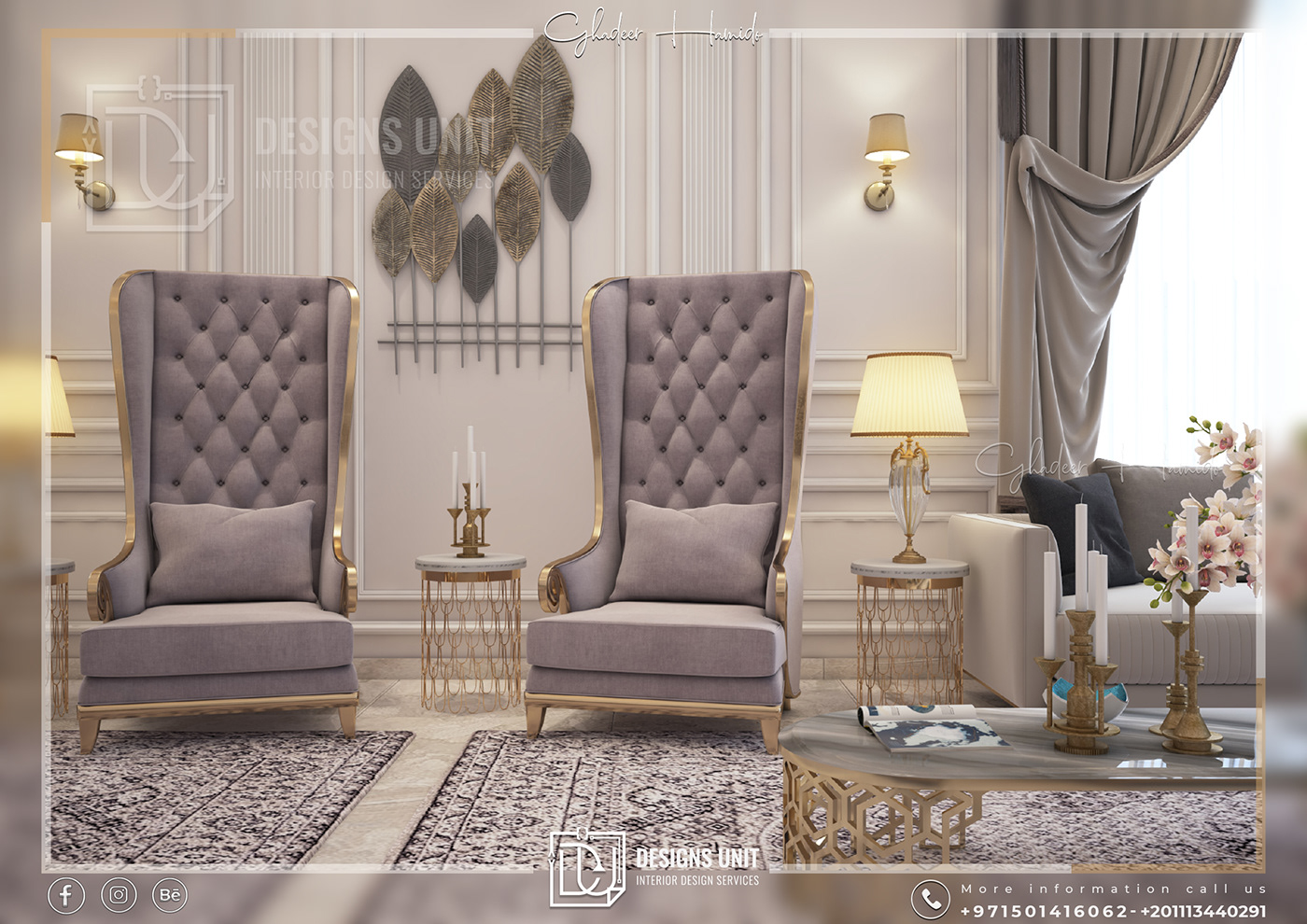 architecture design Interior interior design  luxury modern NEWCLASSIC professional Render visualization
