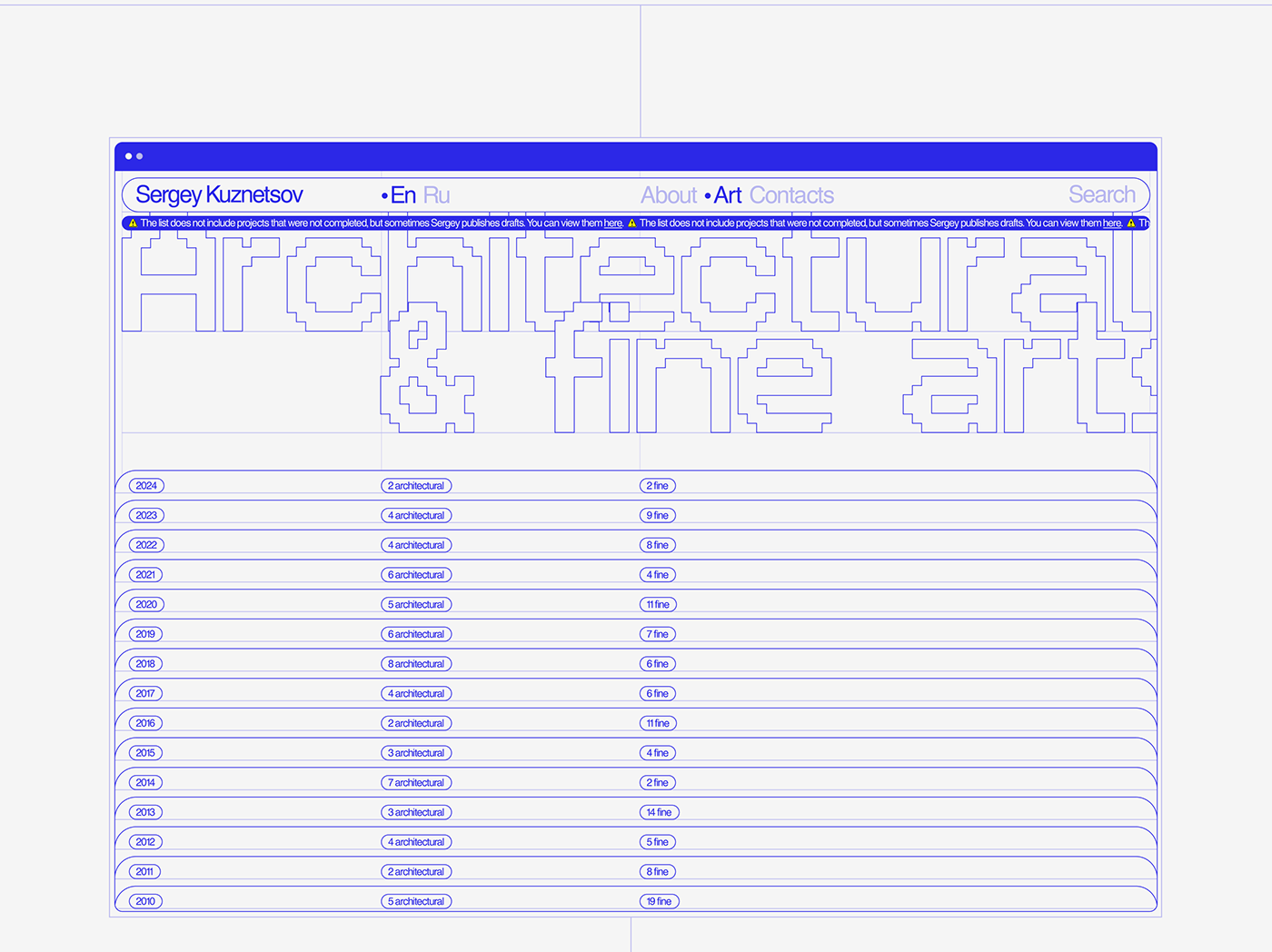 UI/UX architecture Figma minimal portfolio Web Design  landing page artist redesign old