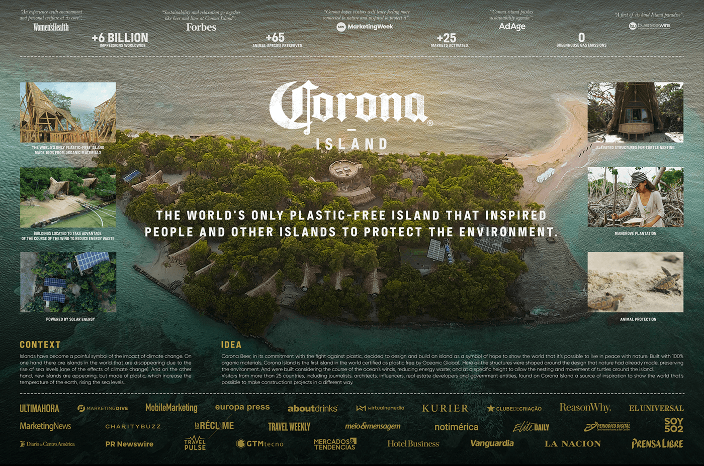beer Island corona sustentable Nature Advertising  Photography  art direction  cerveza colombia