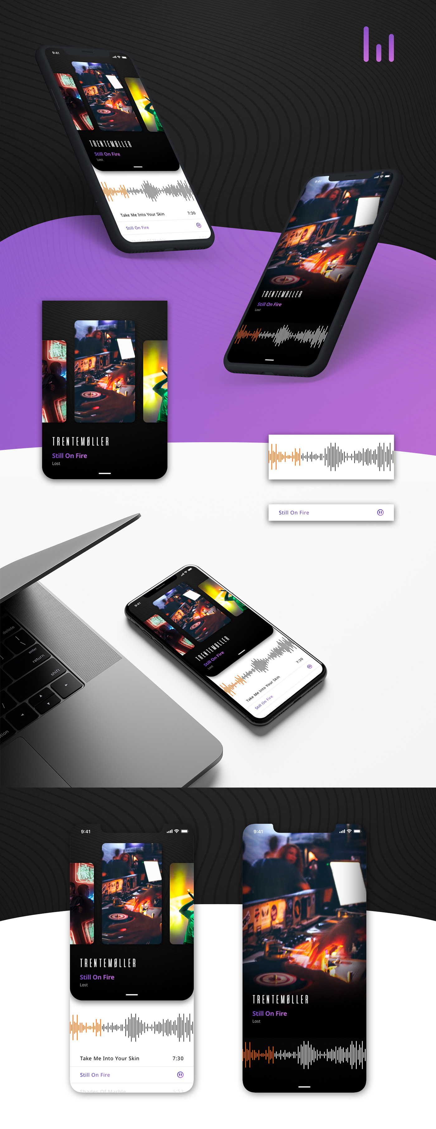 Download Music Playlist App Design on Behance