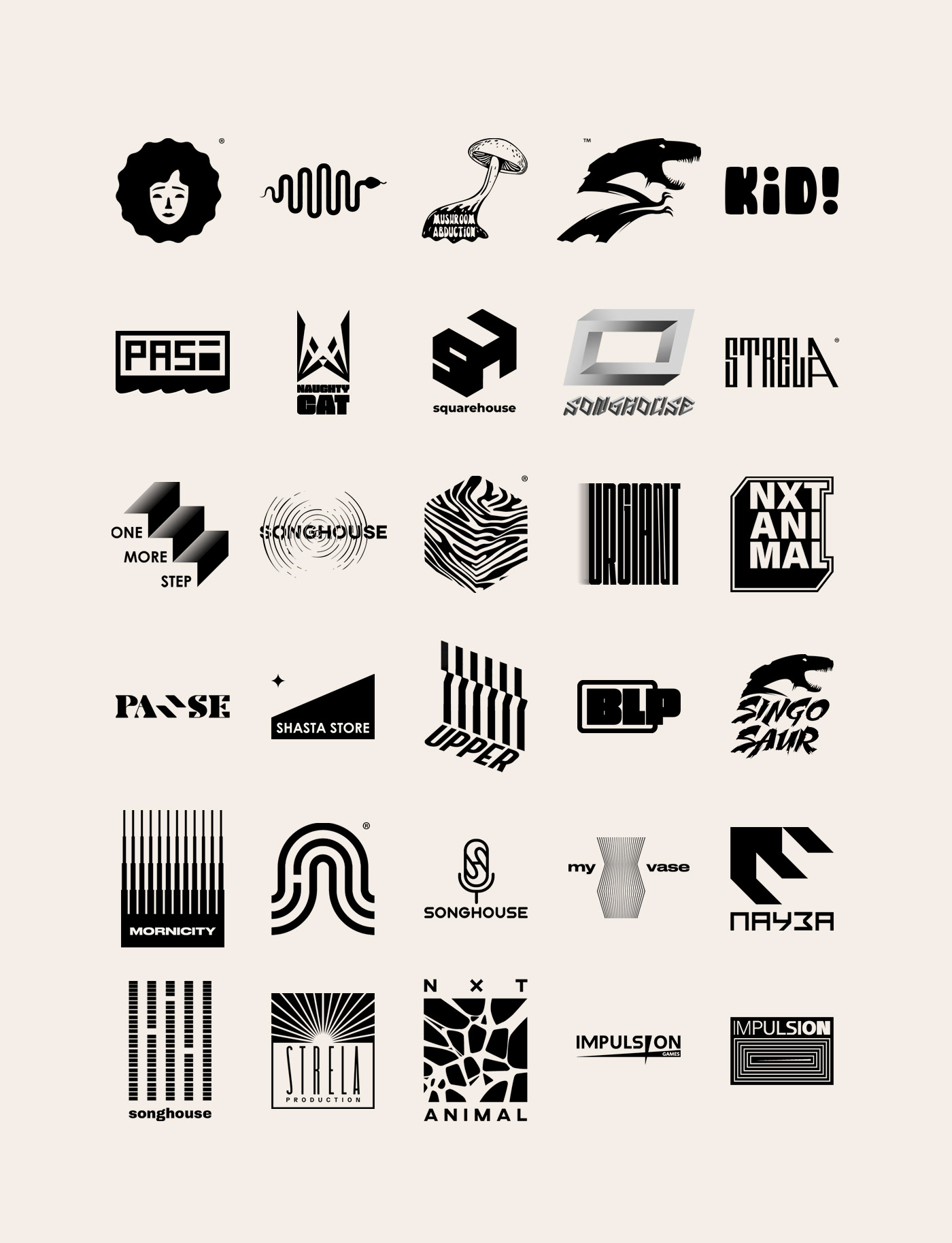 graphic design  logo collection Logo Design logofolio logomark logos Logotype modern symbol typography  