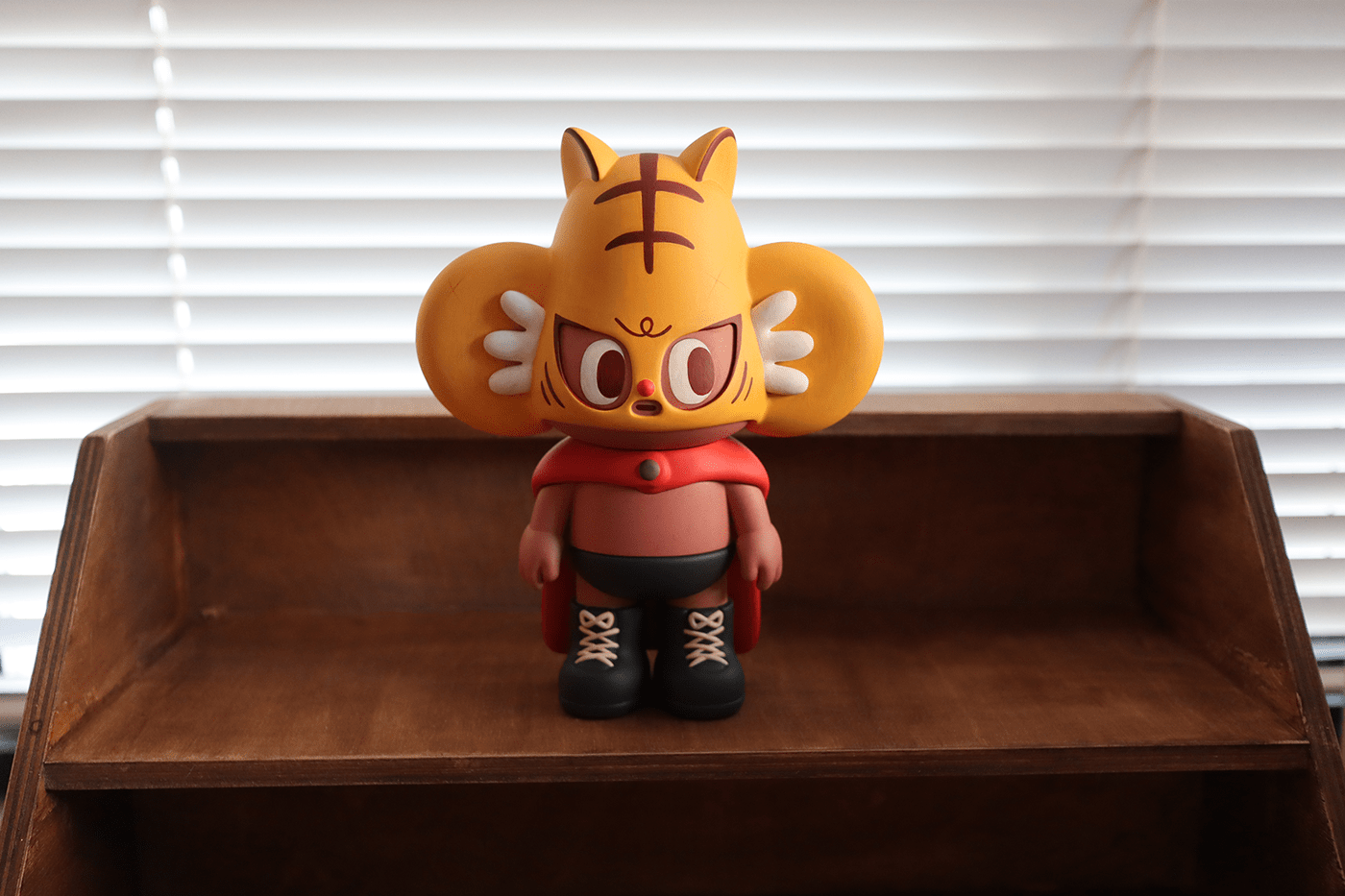 arttoy Character design  figure painting   Tigermask toy