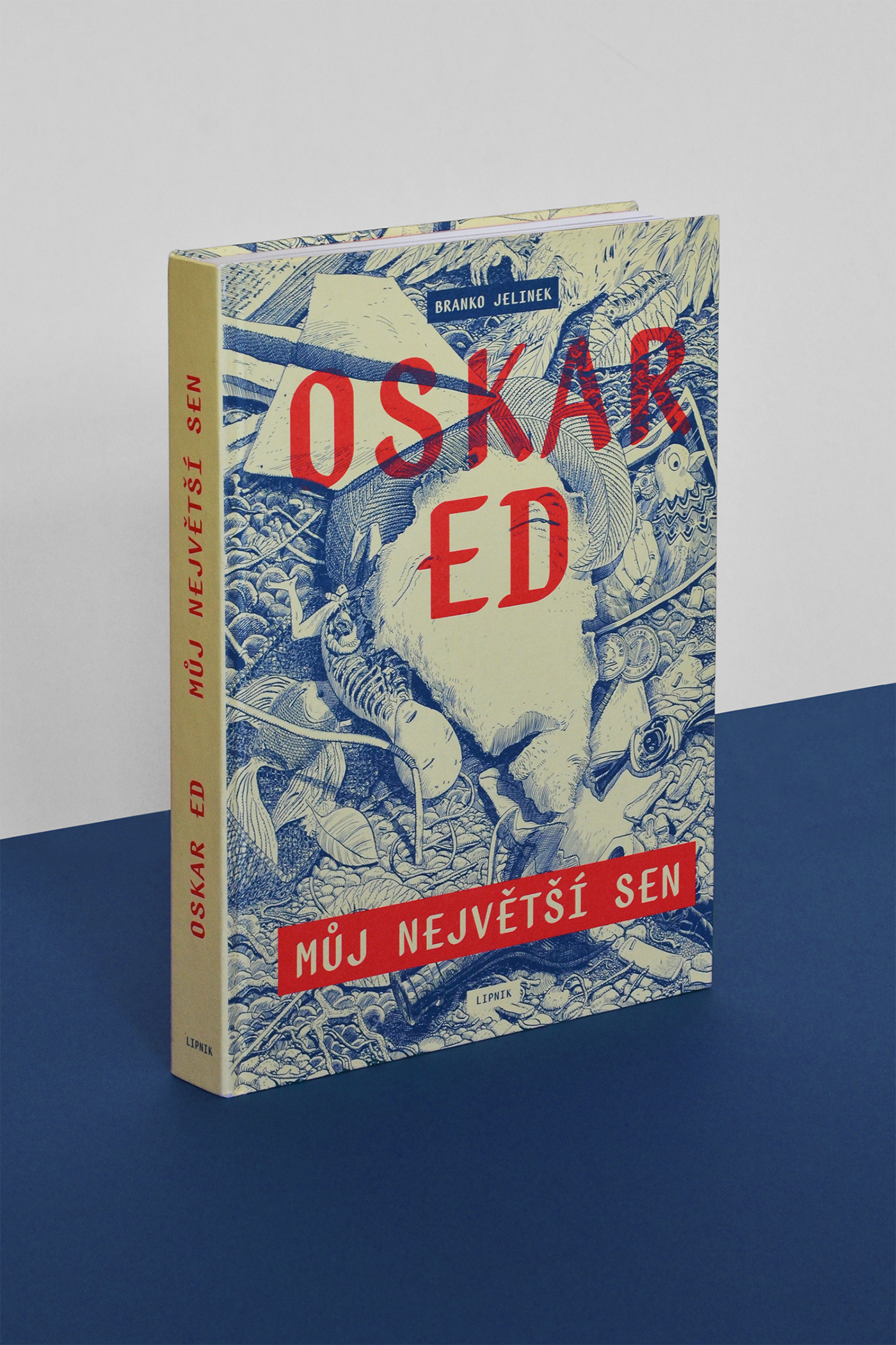 oskar ed komiks Czech lipnik branko jelinek book book cover book design