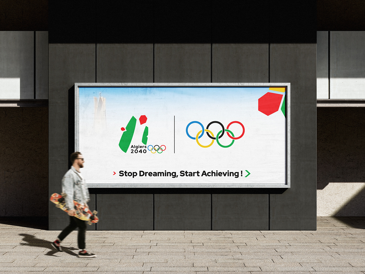 sports branding  Games billboard Medal Event olmpics