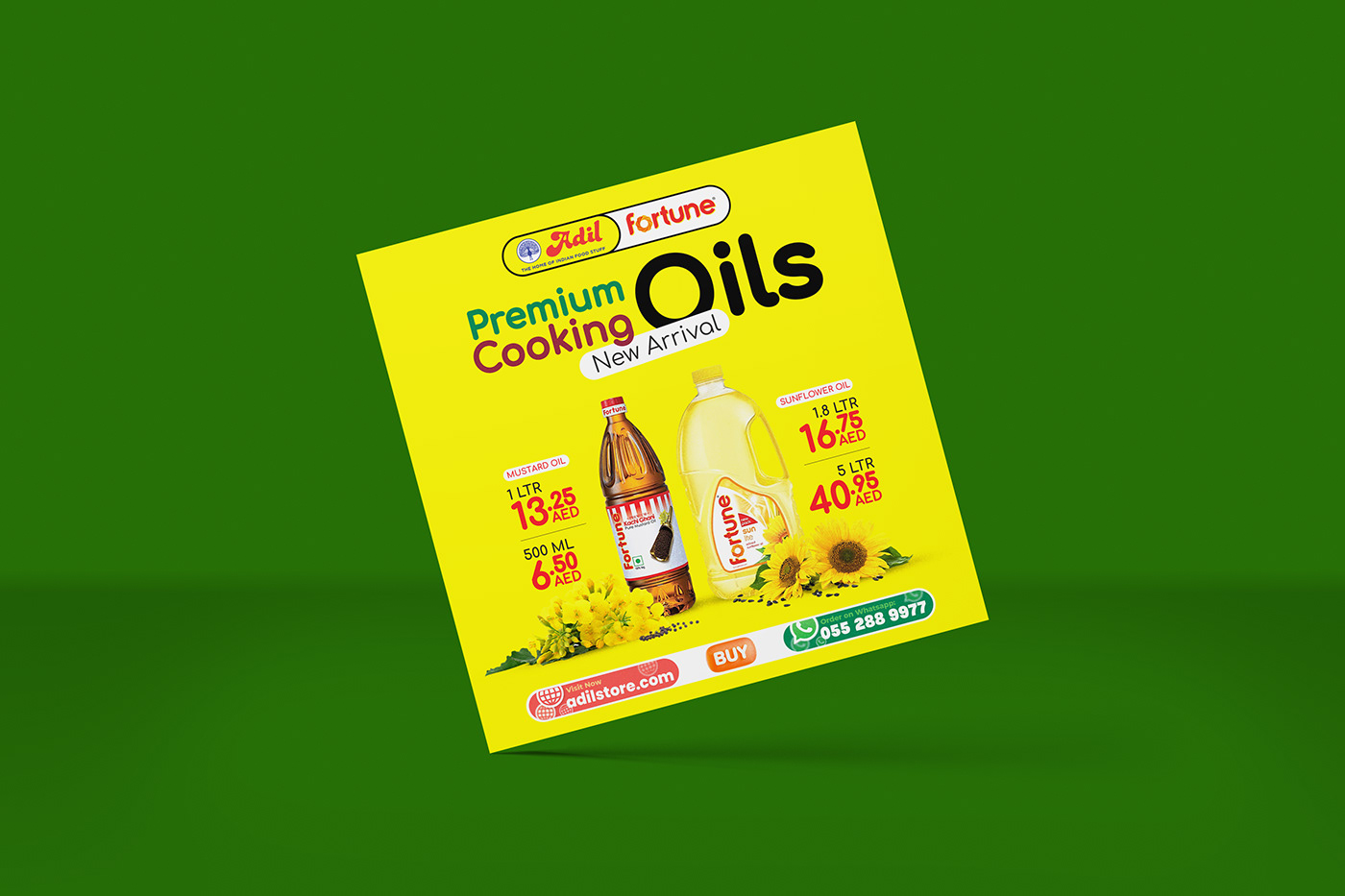 Cooking Oil Edible oil sunflower oil Mustard Oil Social media post Promotion oil banner