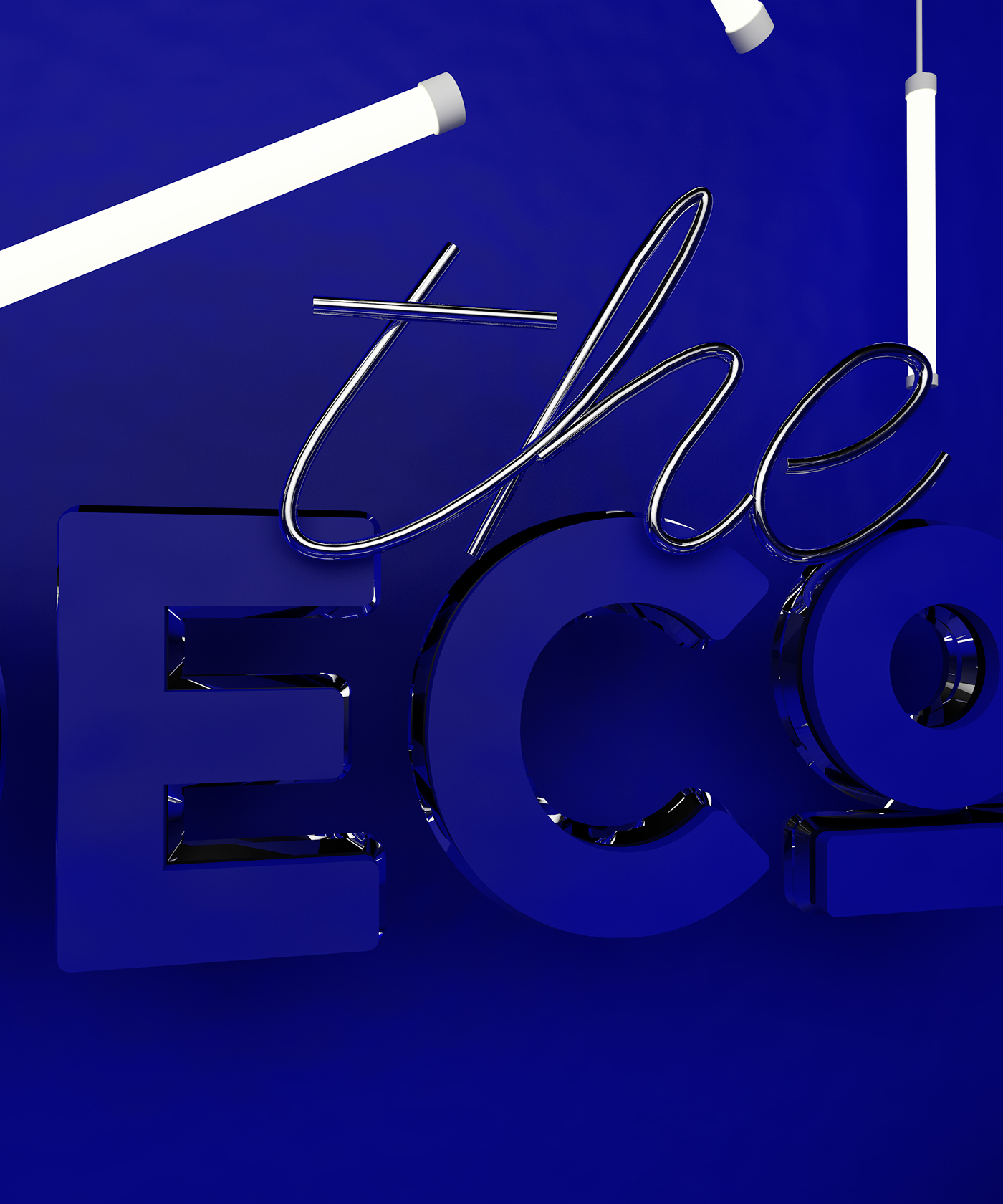 3D 3D typography typography   blue