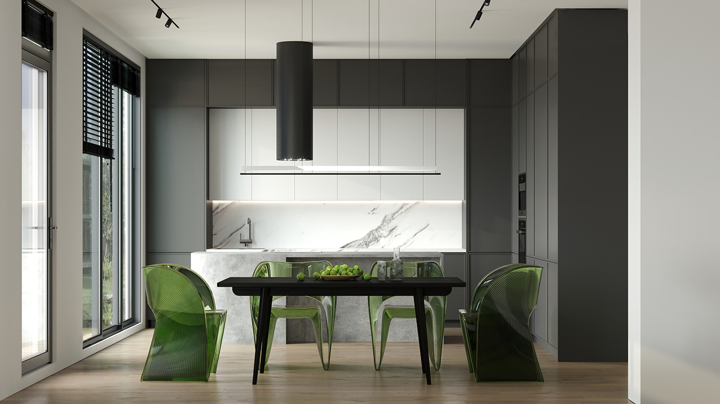 design interior design  interiordesign minimalistic modern Render render visualization