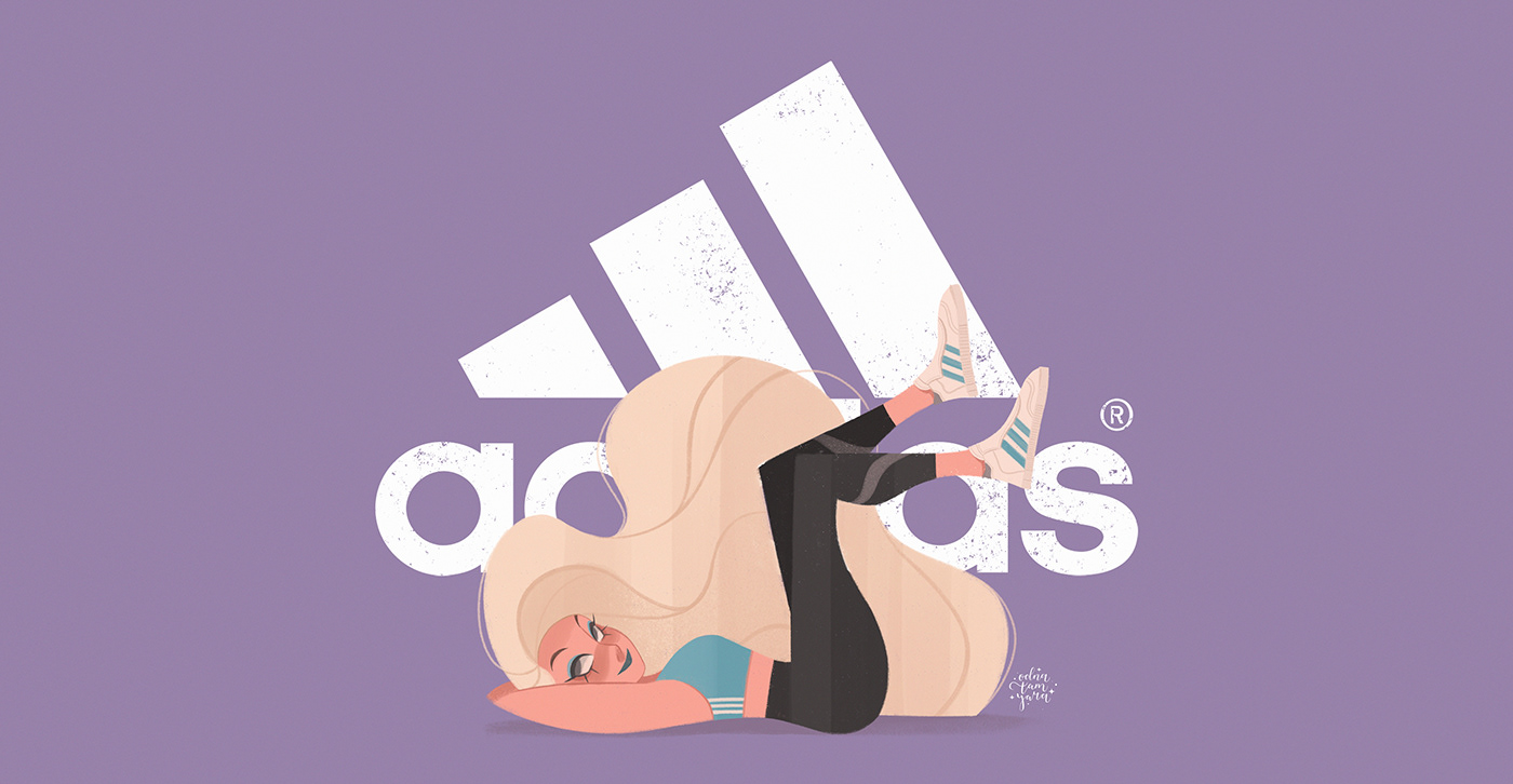 adidas Character girls Nike puma reebok sport Vans workout fiminism