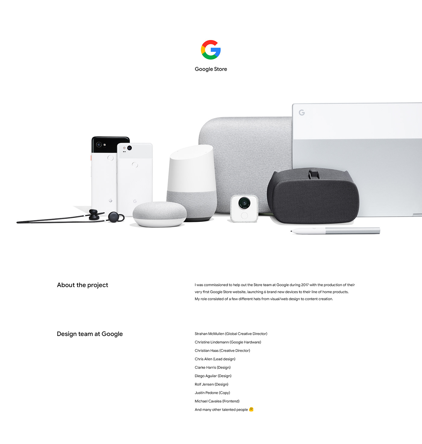 Ecommerce store google webshop android pixel phone speaker tech design