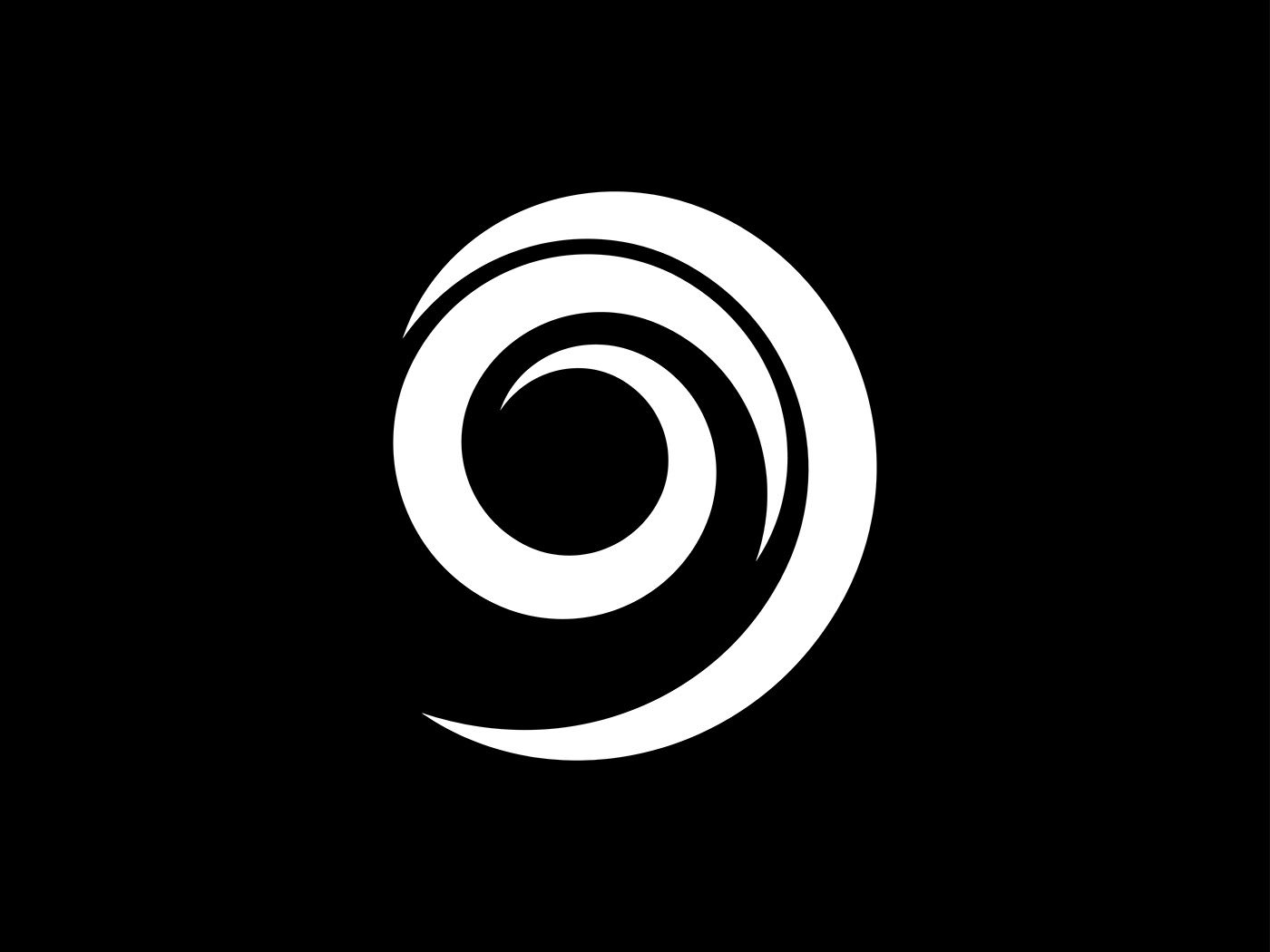 9 logo brand identity branding  letter Logo Design Modern Logo Software Logo Spiral Logo  vector logo visual identity