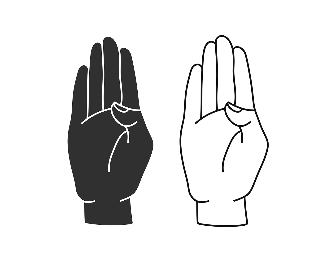 asl sign language deaf Handlettering deaf culture american sign language hand alphabet hand signals