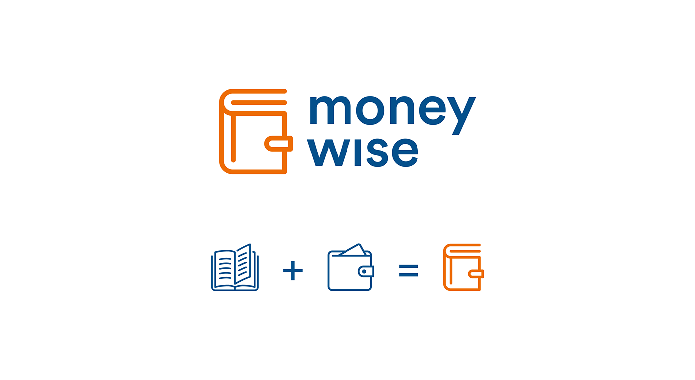 logo brand finance money symbol mark modern minimal