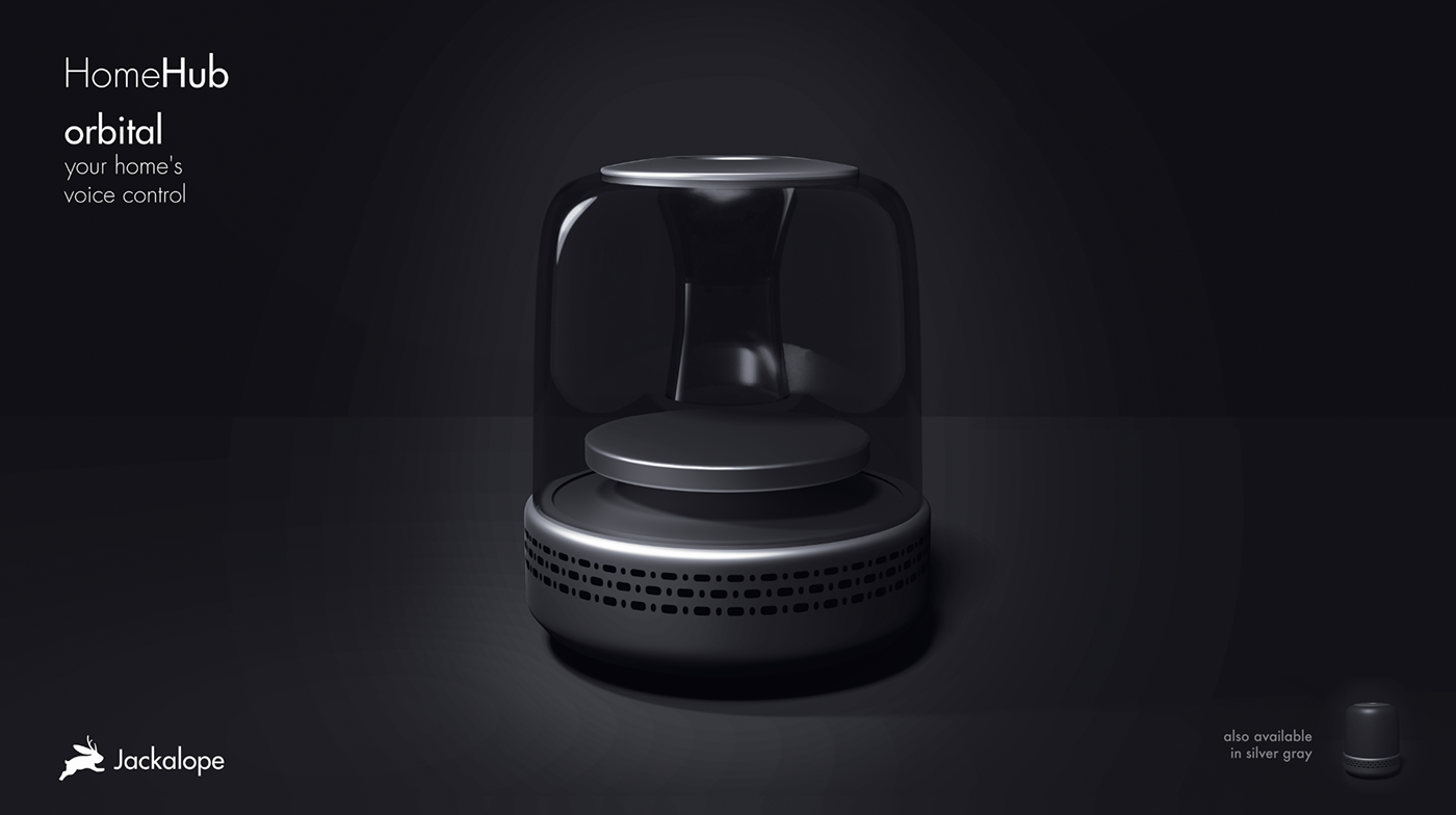 HomeHub vce Communication and Design vcd viscom Smart Home speaker Home Automation clock logo