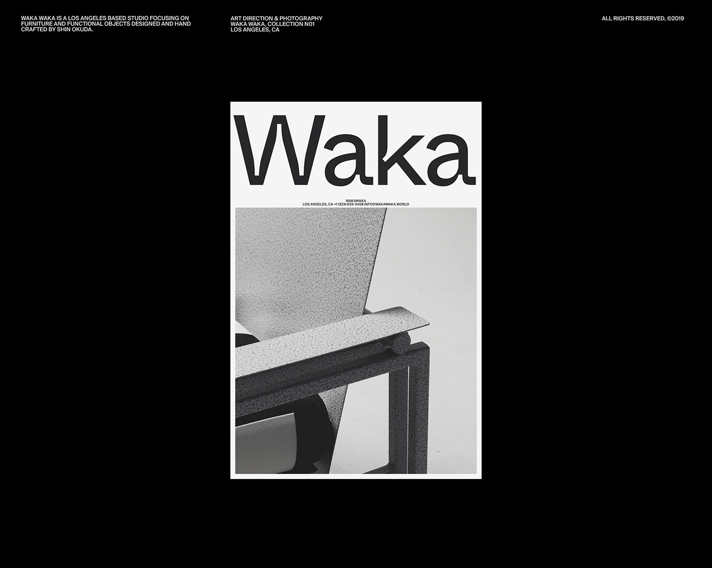 furniture graphic design  print interactive design Website Waka Waka Collection art direction  Photography  catalog