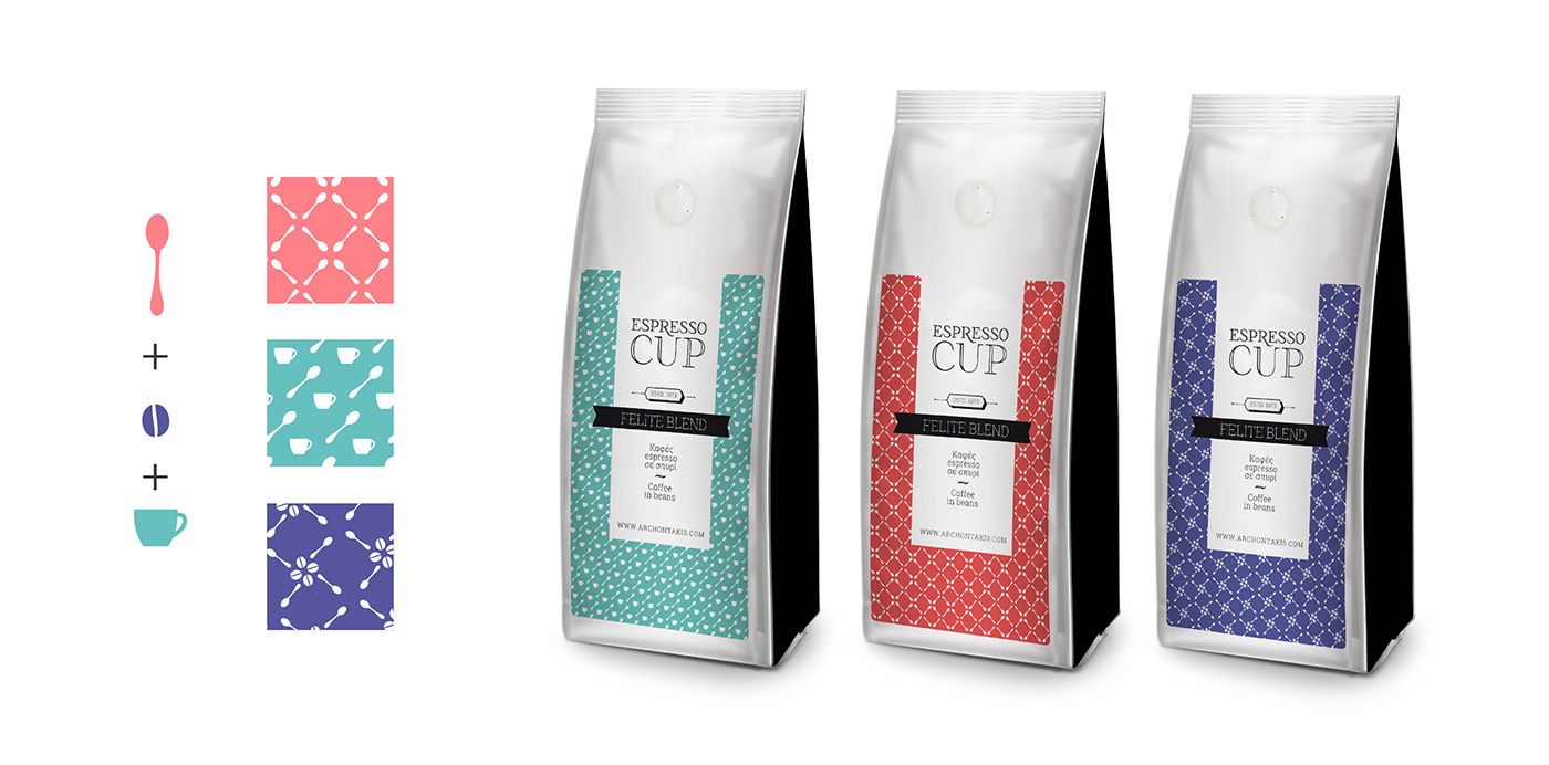 branding  Coffee espresso graphic