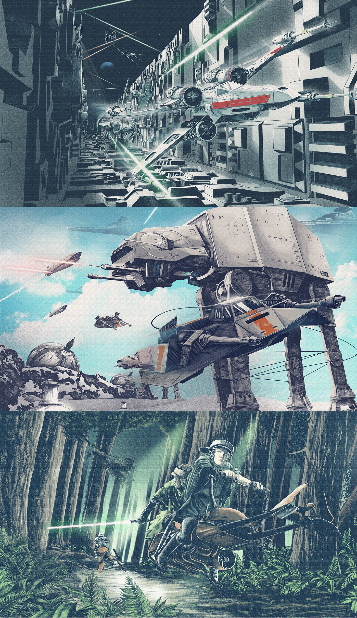 Star Wars example #2: Star Wars illustrations