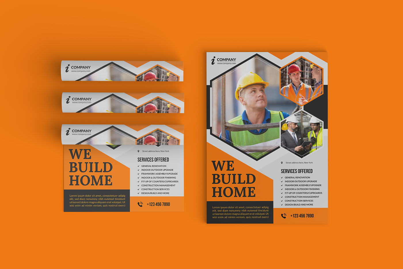 ads Advertising  build building construction construction company design flyer handyman poster