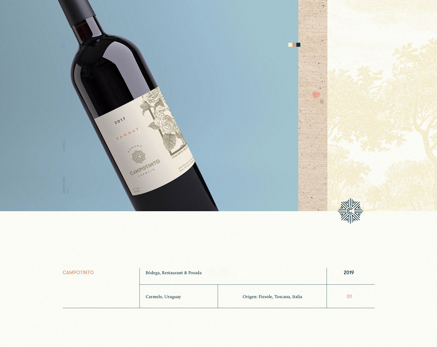 branding  diseño gráfico identidad wine vino bodega campo ID graphic design 