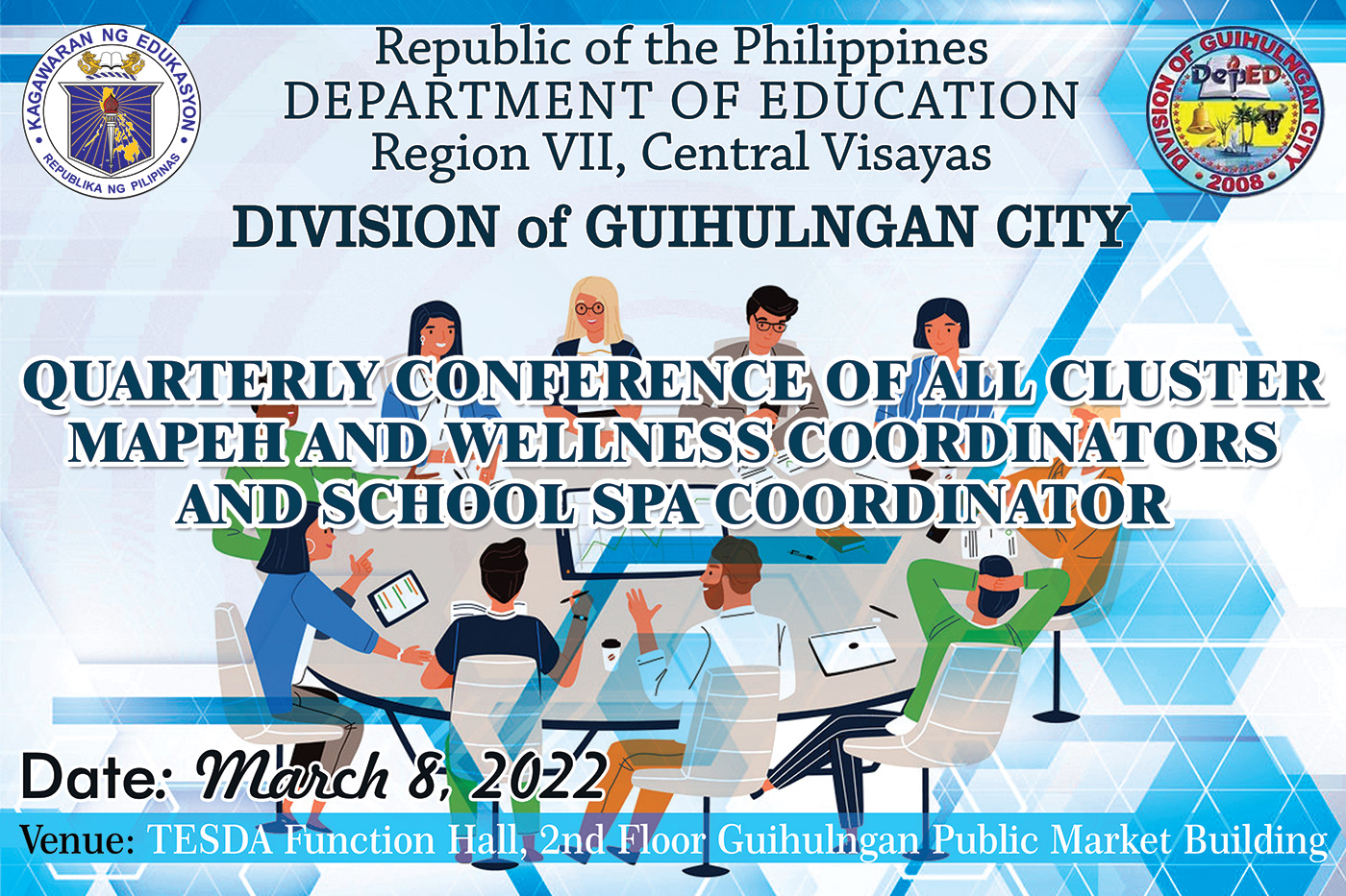 depEd Division of Guihulngan elementary High School Layout philippines print senior high school tarpaulin
