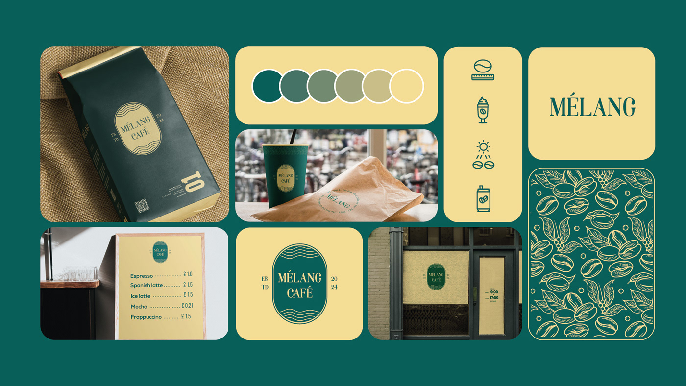 graphic design  brand identity Logo Design adobe illustrator visual identity cafe Coffee Packaging restaurant branding 