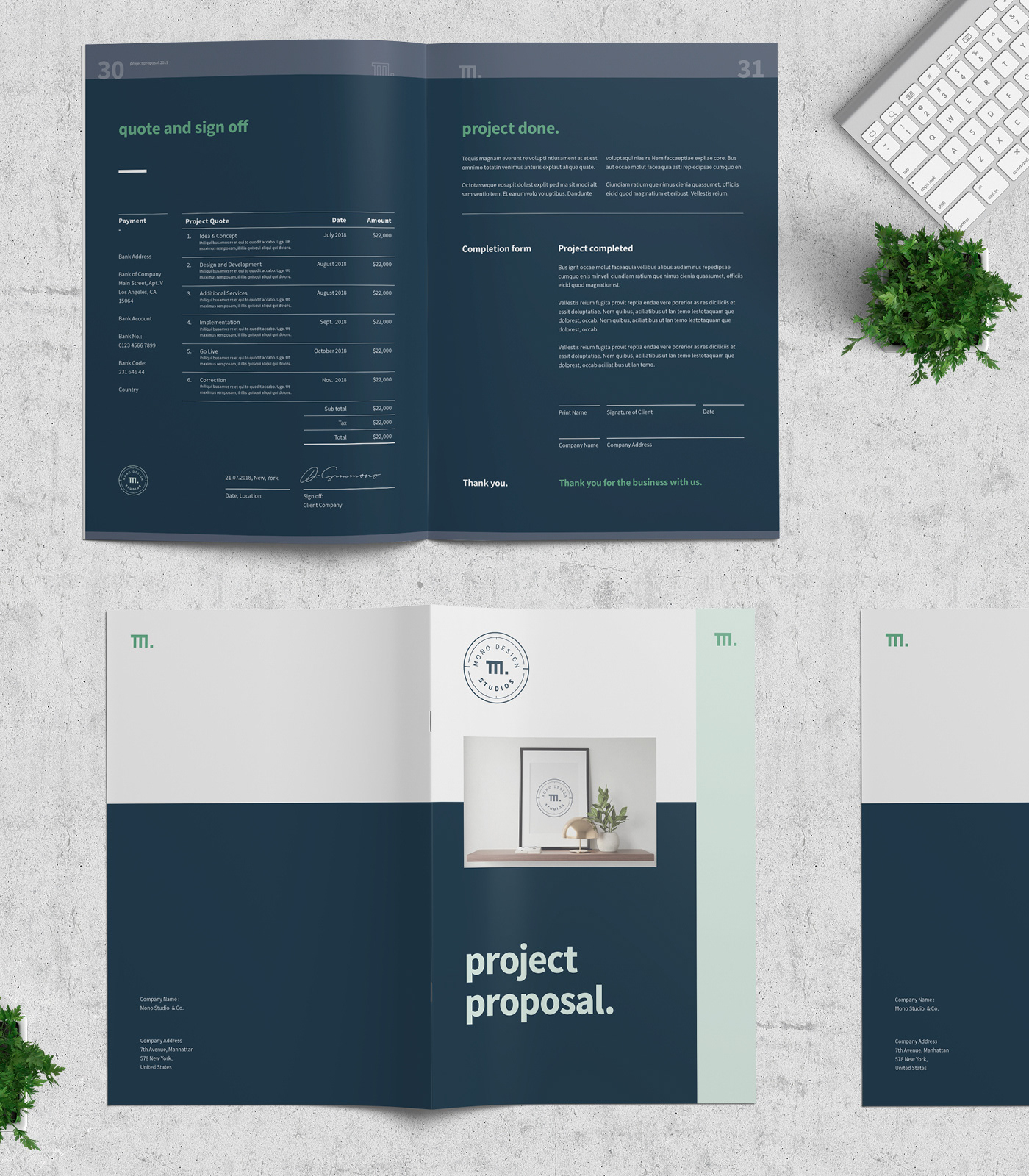 company Proposal design brief brand Client corporate Office mac customer