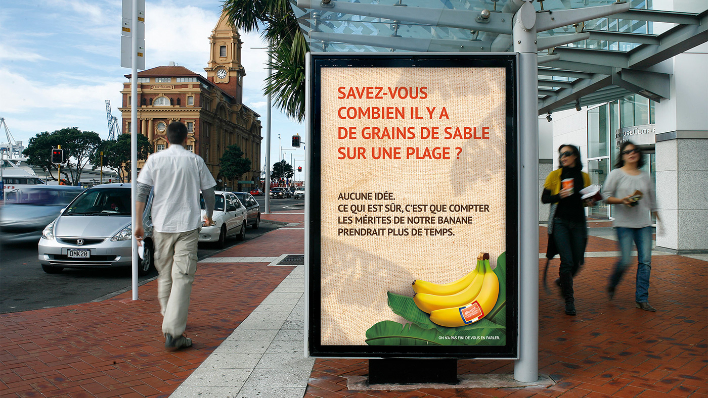 Advertising  Art Director Banane campaign copywriter creative ads funny marketing   print publicité