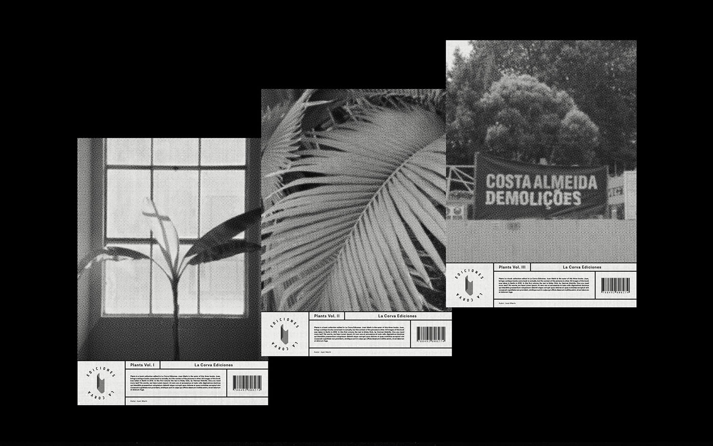 editorial brand branding  identity system logo read black and white plants alicante
