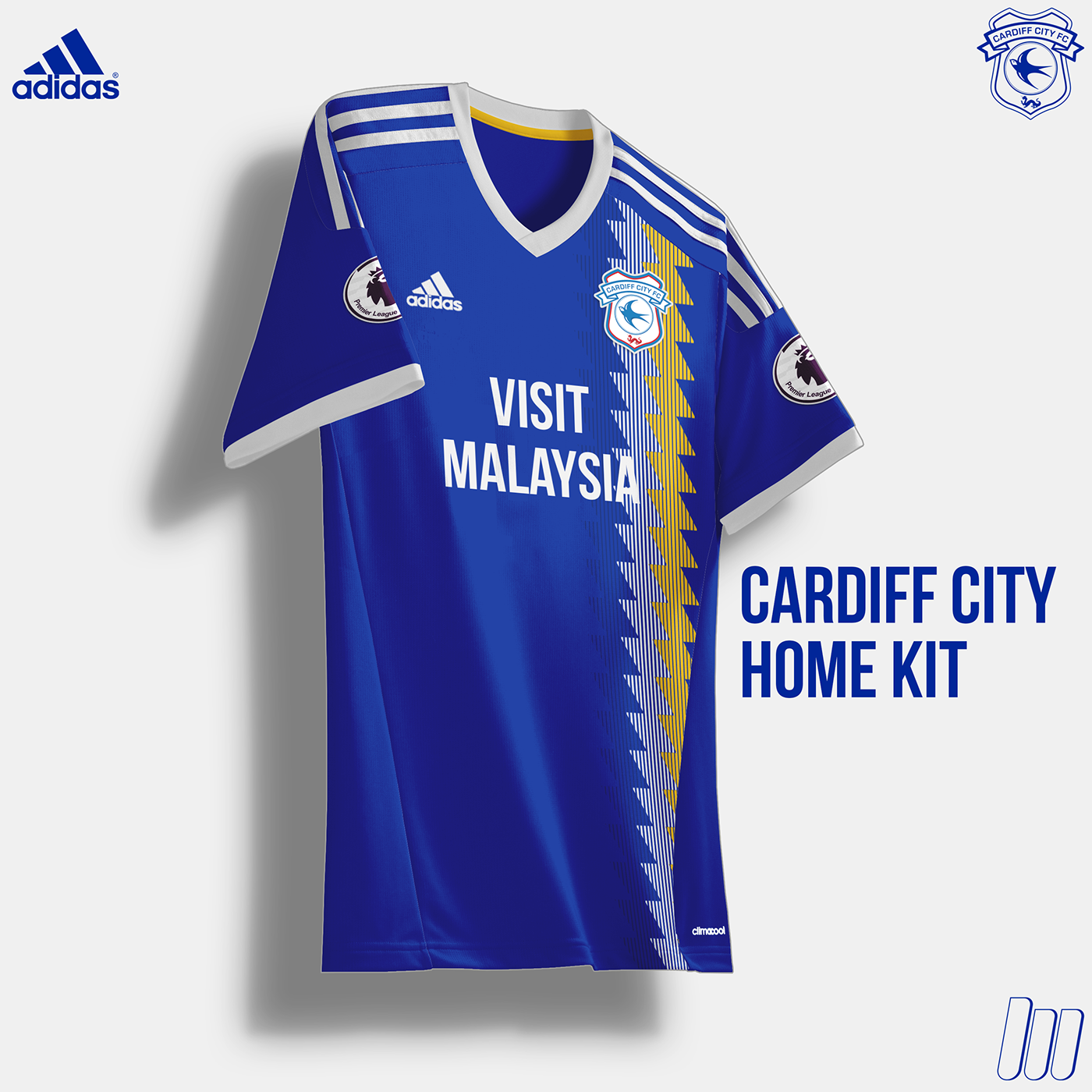 cardiff Cardiff City FC Premier League kit concepts adidas design sports 