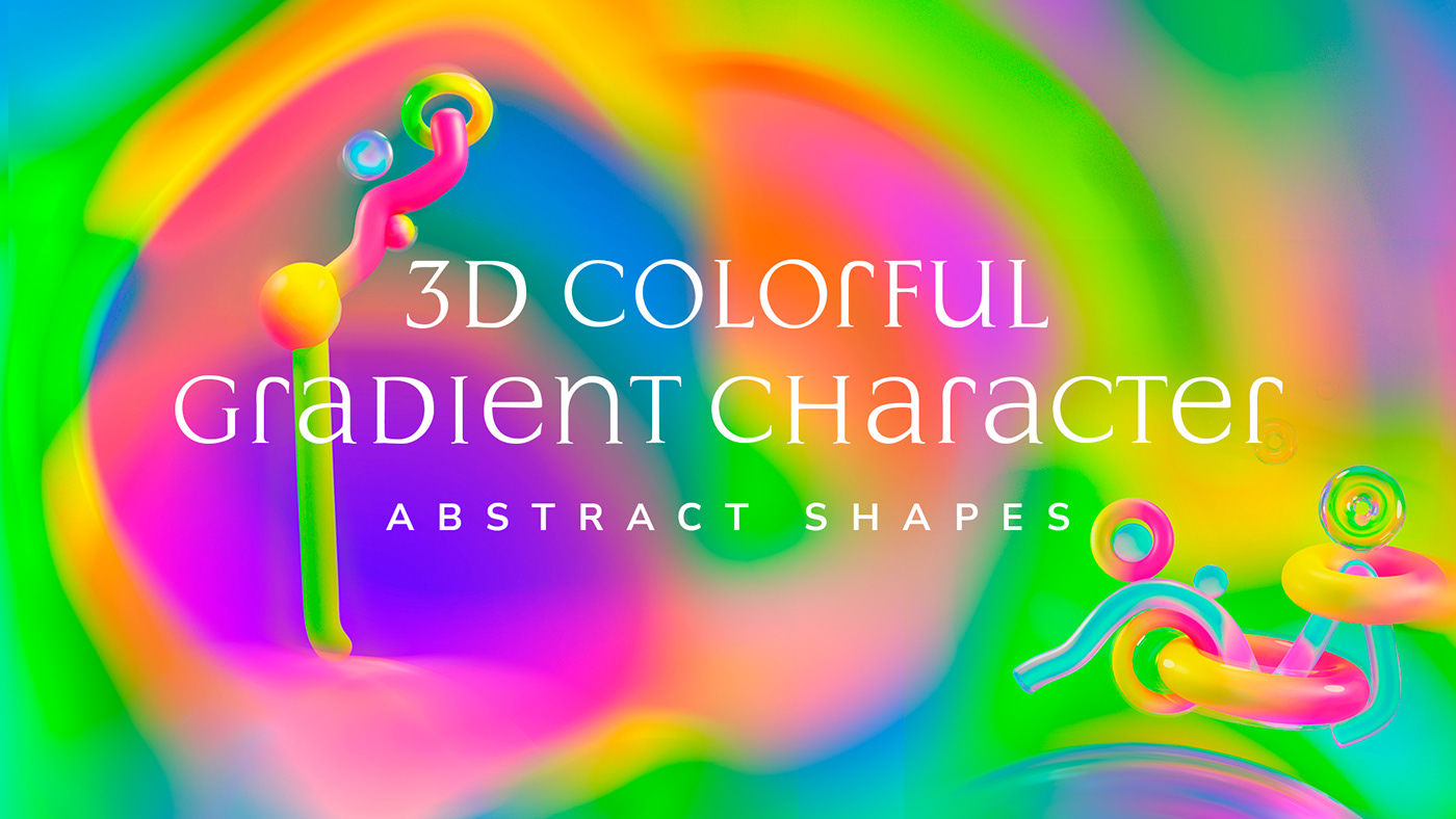 abstract glass Colorful illustration blender3d ILLUSTRATION  geometry Creativity 3D illustration abstract shapes
