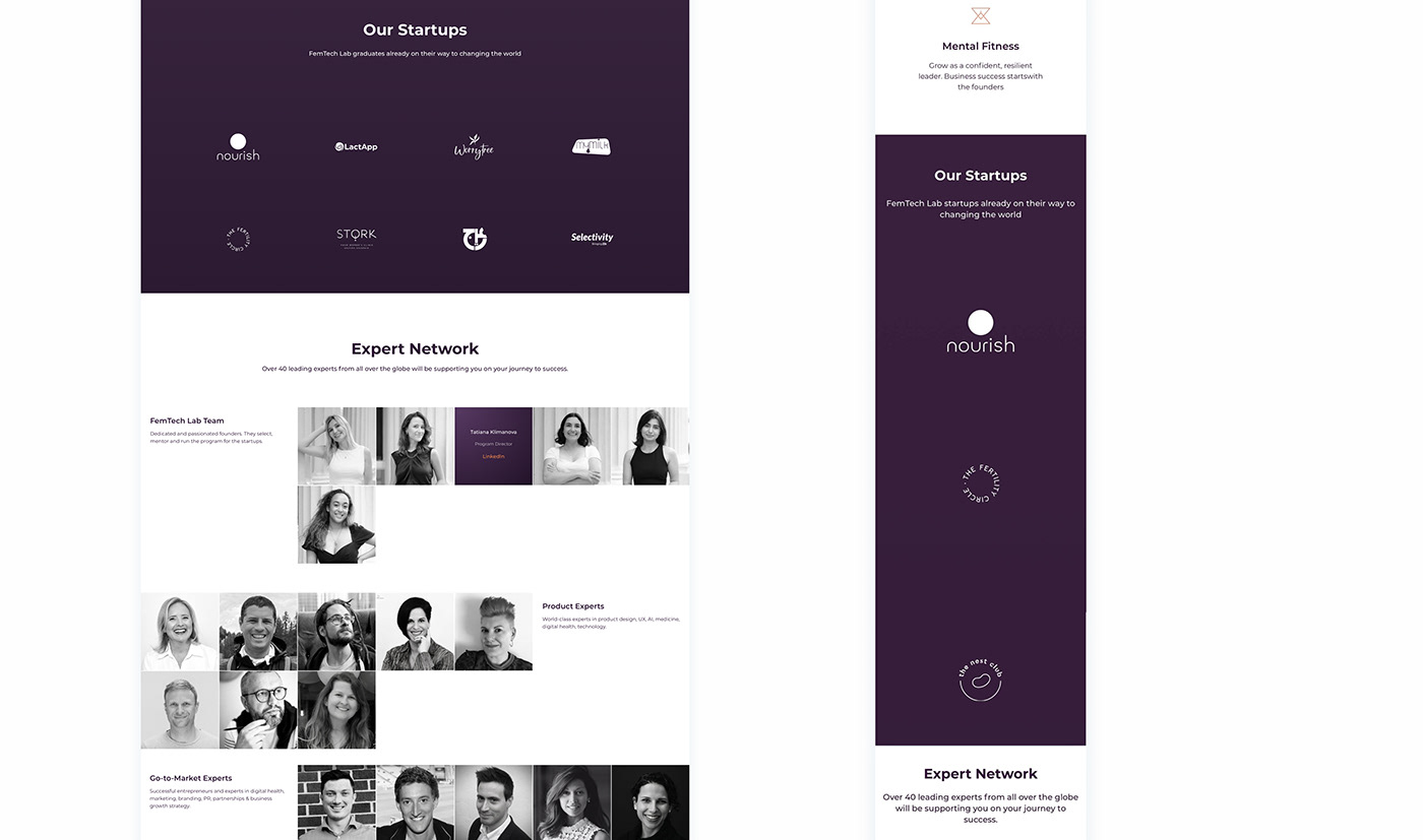 clean minimalistic redesign UI ux uxui Webdesign Website