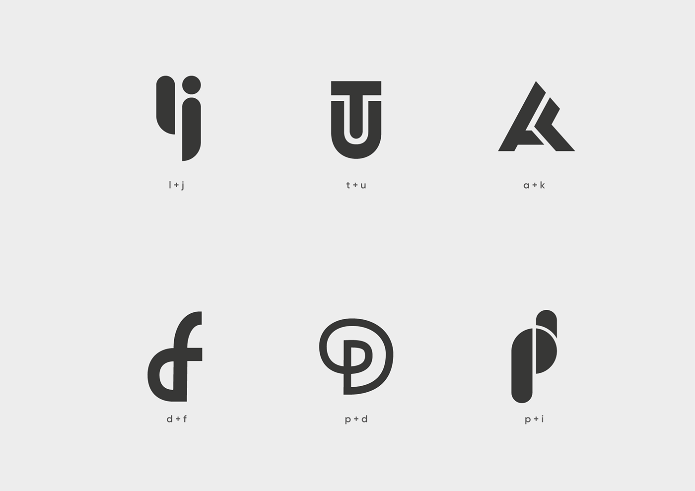 logo Logo Design modern monogram logo typography   vector