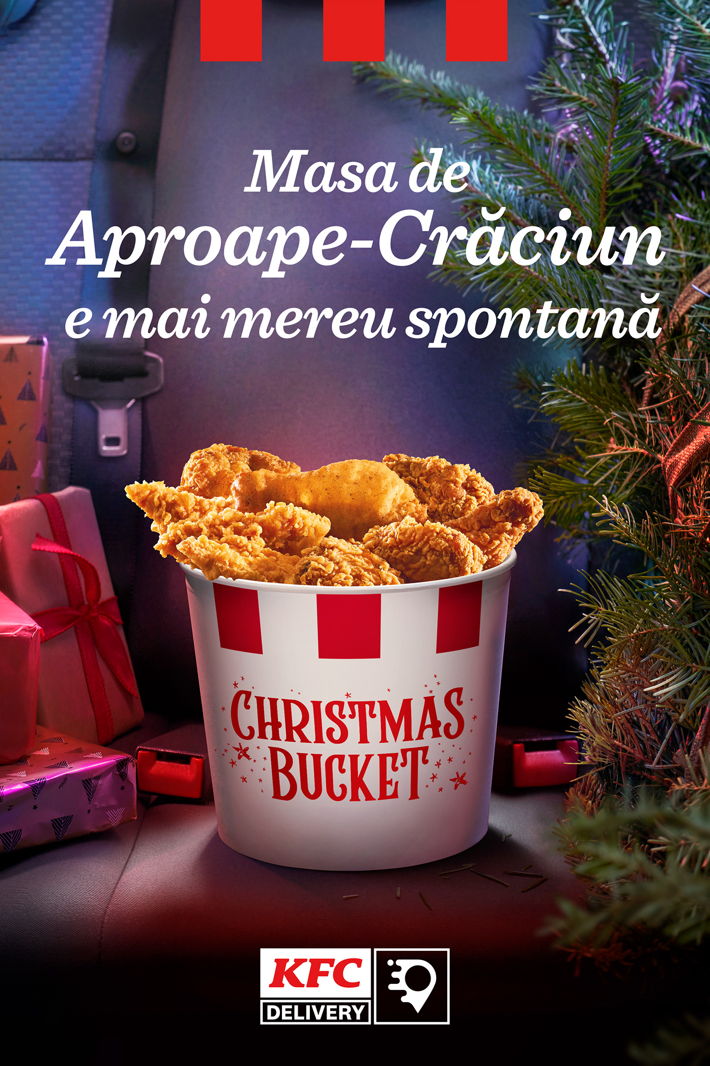 Christmas food photography KFC Photography  postproduction Product Photography retouch art commercial photoshop
