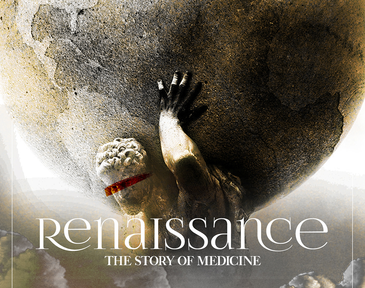 Renaissance medicine graduation identity medical zagazig visual identity engraving