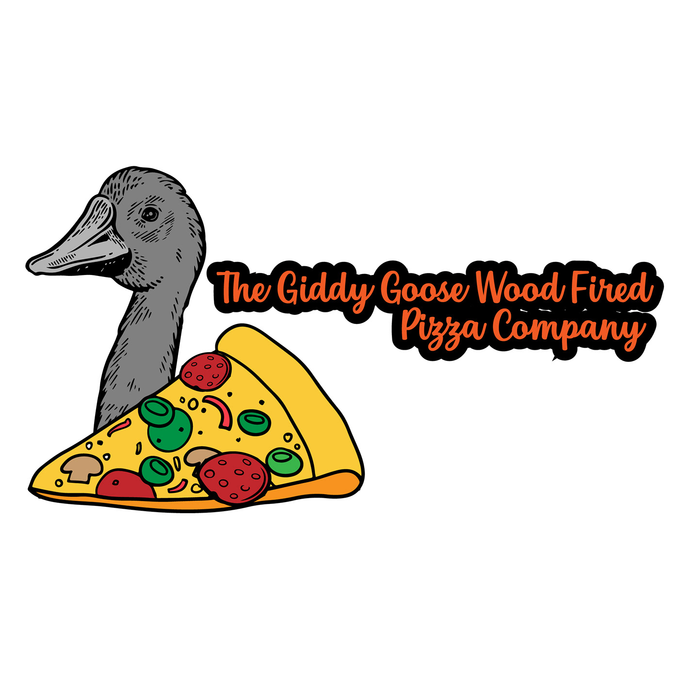 Advertising  Fast food Food  Logo Design logos Logotype pizza logo restaurant typography   vector