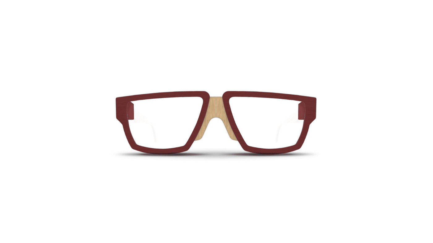 3dprinted social design eyeglasses glasses eyewear wood pinewood