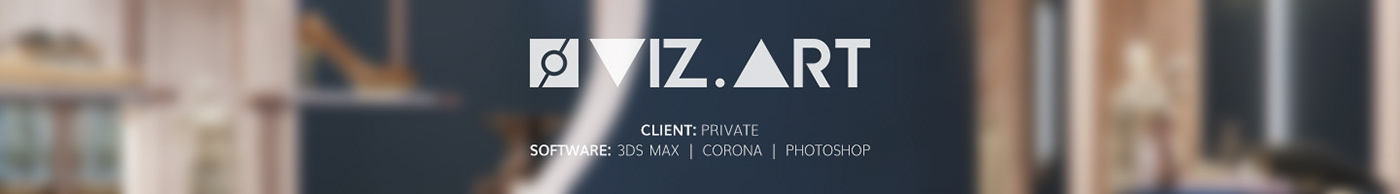 viz.art Interior visualization 3ds max photoshop corona boutique Retail Fashion  Terrazzo