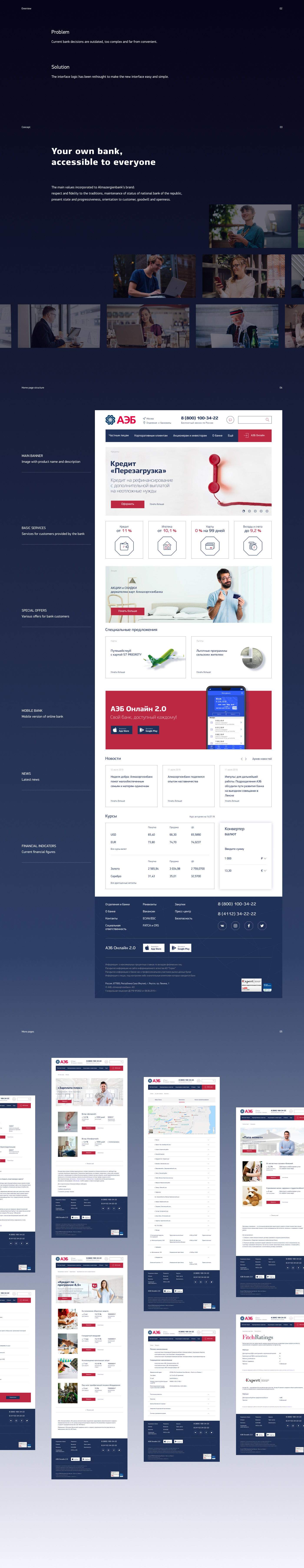 Bank finance service ux UI product banking financial corporate Web