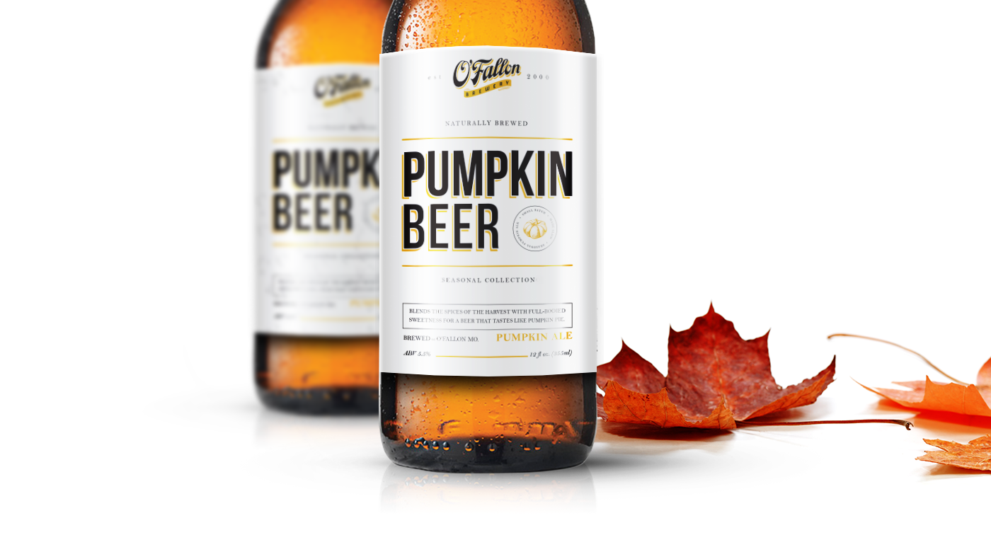beer pumpkin ale orange bottle Billboards micro seasonal Fall Label