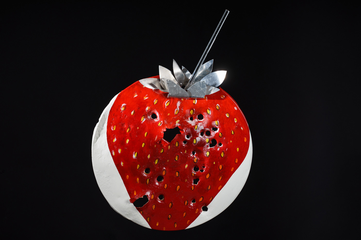 Strawberry front view