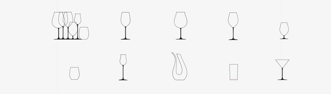 UI ux Website design riedel wine shop Interface interaction motion