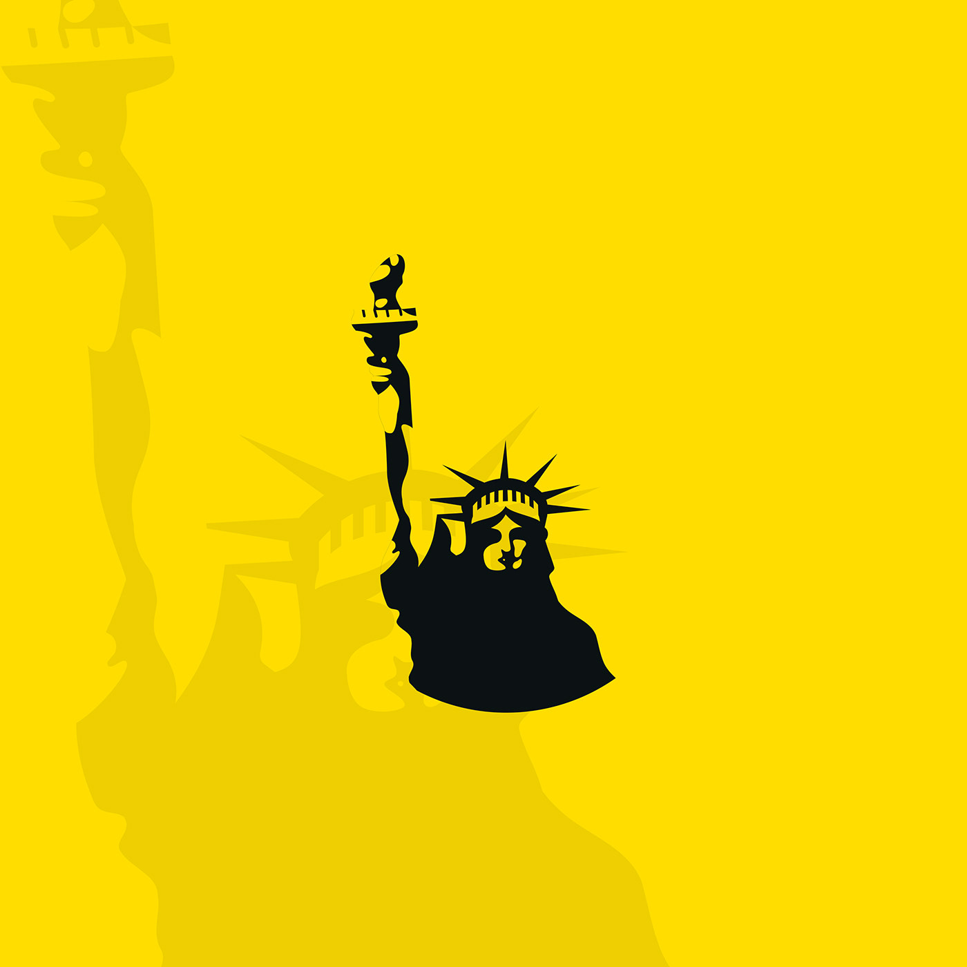 statue of liberty on Behance