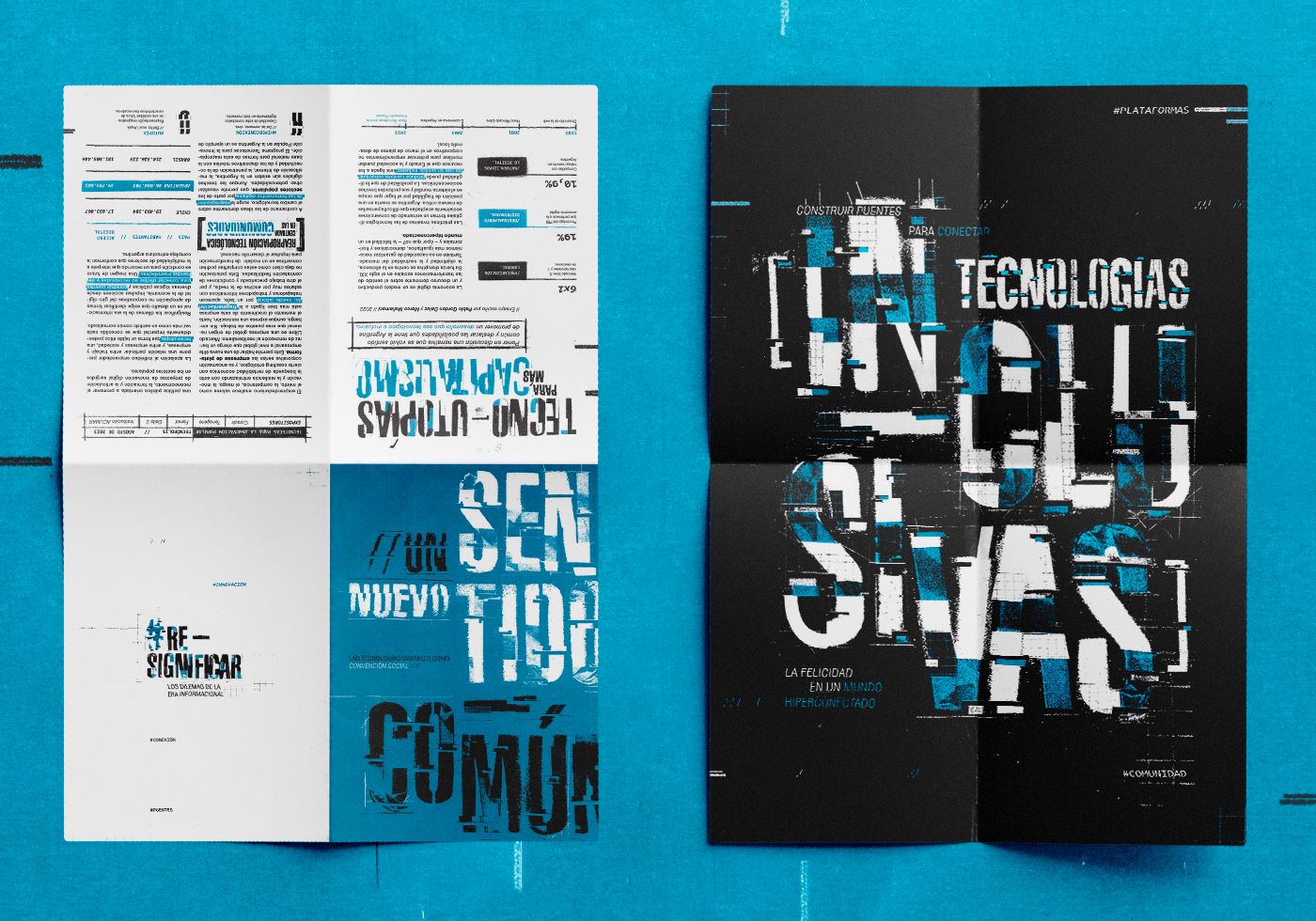 design graphic design  typography   tipografia diseño gráfico diseño desplegable Gabriele fadu uba