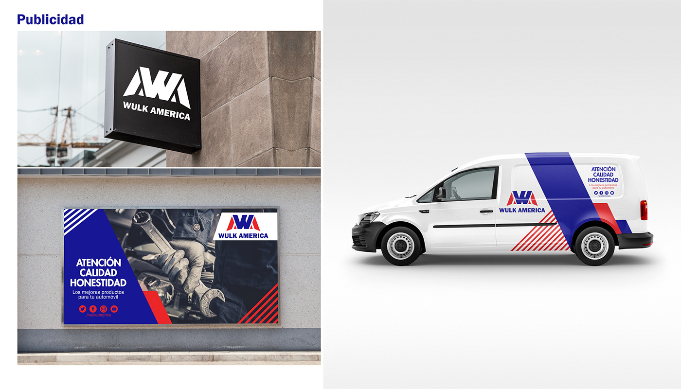 branding  logo identity brand Logotype america car mechanics graphicdesign business