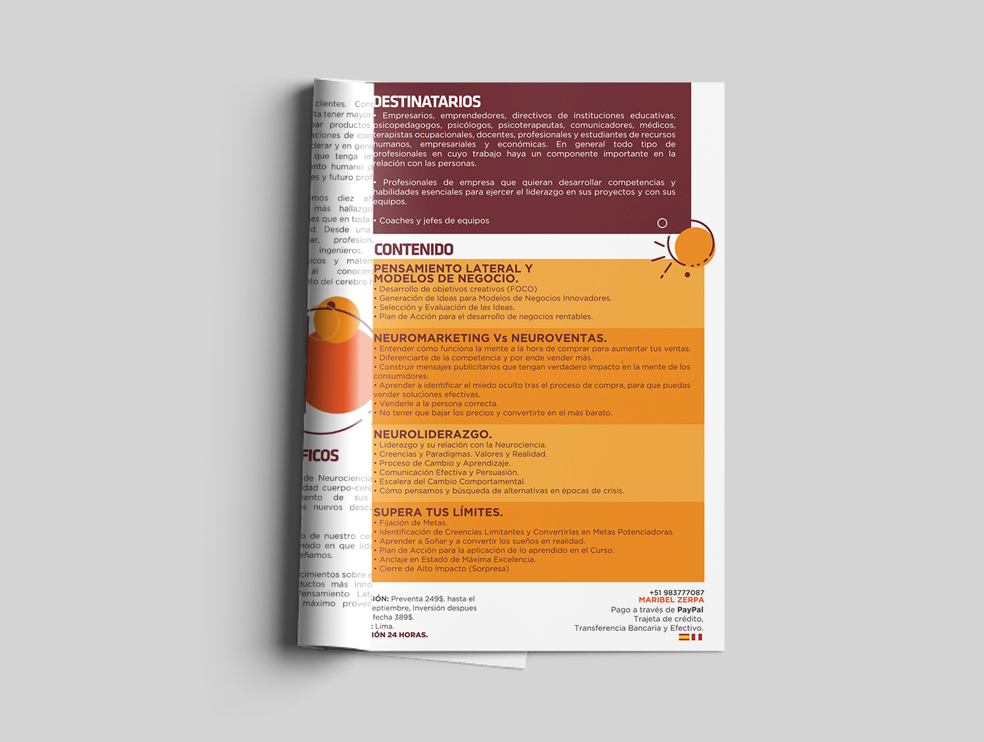 brochure design dossier diseño