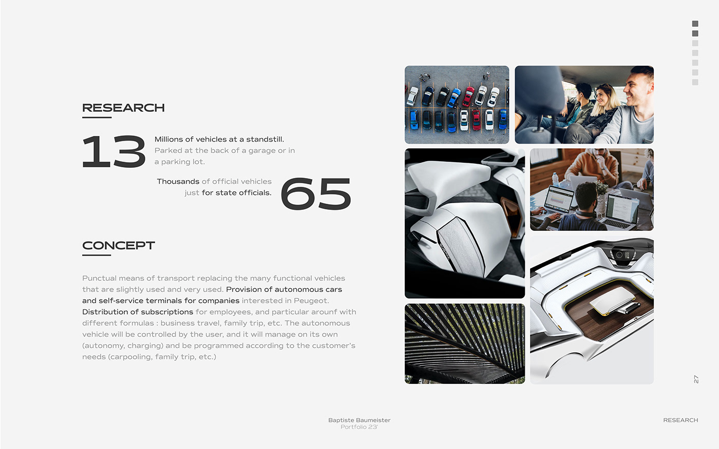 car design portfolio presentation design watch baptiste baumeister Portfolio Design Industrial portfolio