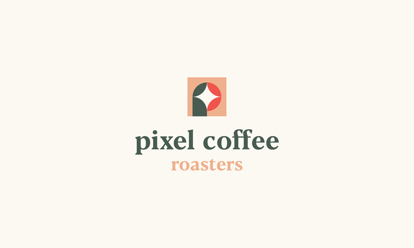 branding  Coffee elegant identity logo luxury minimal Packaging pixel roasters