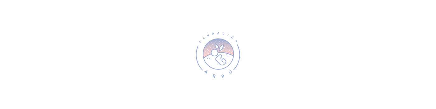design Arru branding  Newborns bebes prematuros mamas fundacion diseño logo